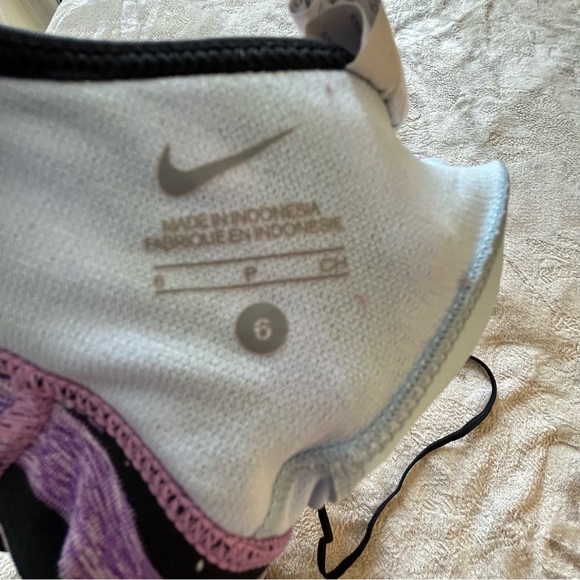 Nike purple and black stripe swimsuit tankini Size 6 - Picture 7 of 10